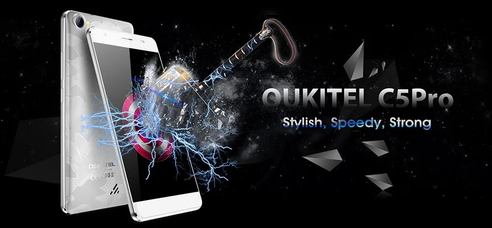 Oukitel C5 Pro 5," MTK6737 четырехъядерный Android 6,0 2 ГБ+ 16 Гб Две камеры 1280x720 2000 МП мАч OTA gps смартфон