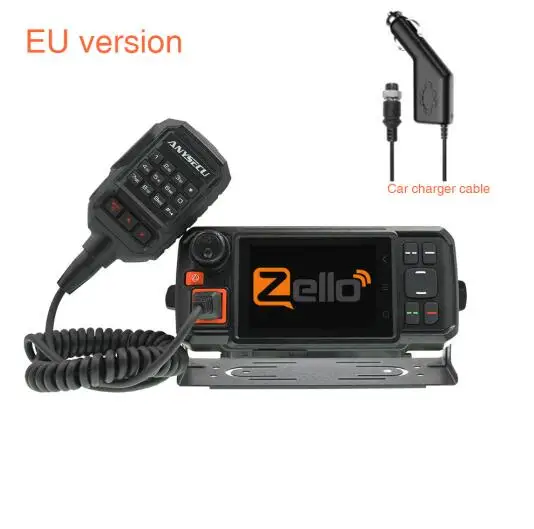 4G-W2Plus 4G LTE сеть Радио Android 7,0 WCDMA GSM woki toki с функцией Wi-Fi SOS работа с Real-ptt/Zello - Цвет: EU version-cable