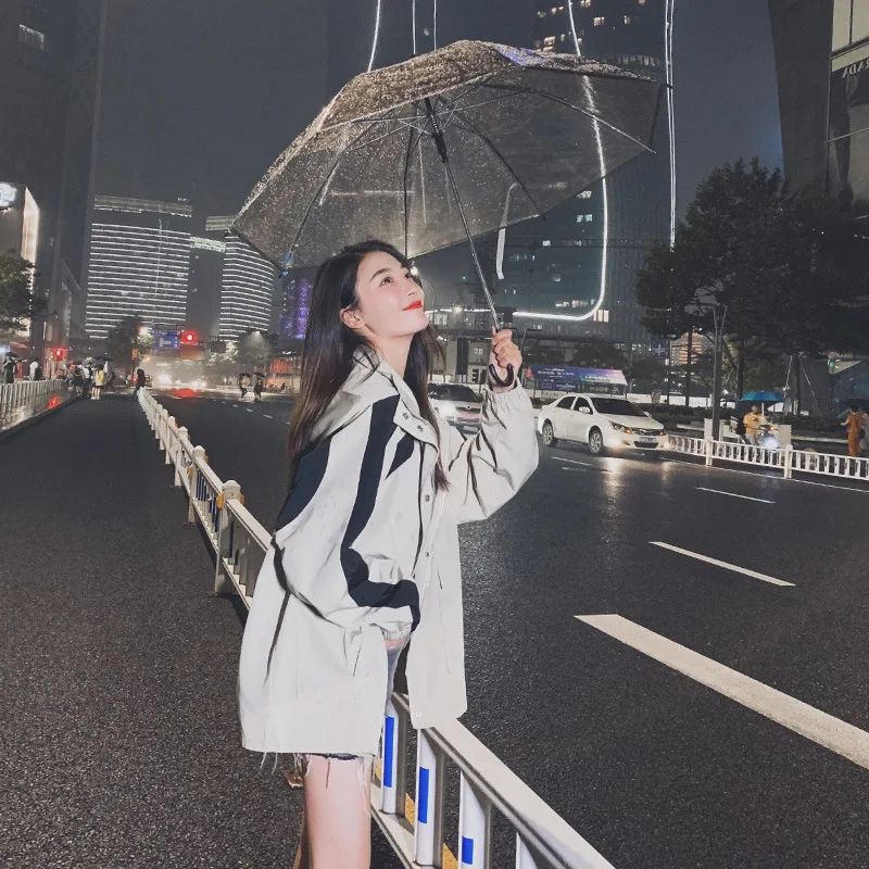 

Photo Shoot Workwear Trench Coat Women's 2020 Spring And Autumn Korean-style Loose-Fit Students BF Versatile Tidal Harbor Kong-S