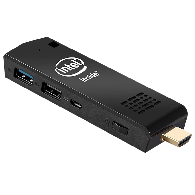 

Mini Pc Computer Support Windows 10 With Intel Z8350 Quad Core Cpu Tv Stick Micro-- Pc 2.4G & 5.8G Wifi Eu Plug