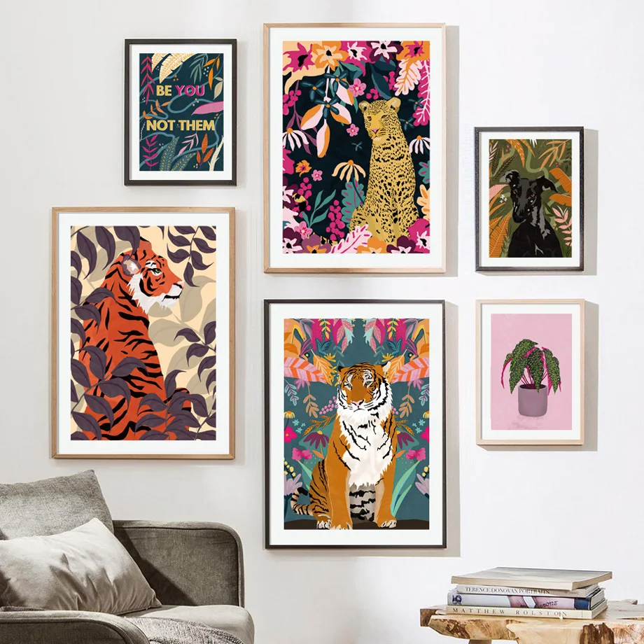 Buy Tropical Animalia Jungle Canvas Art at Best Prices