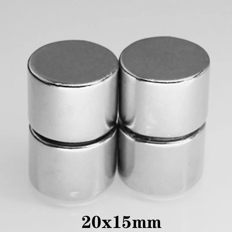 1/2/5/10/15pcs 20x15 mm Strong Permanent Magnet 20mmx15mm Bulk Round Magnets 20x15mm Neodymium Disc Magnet sheet 20*15 mm