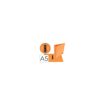 

2 ring folder 40 MM round LED paper A5 CARTON lined PVC Orange