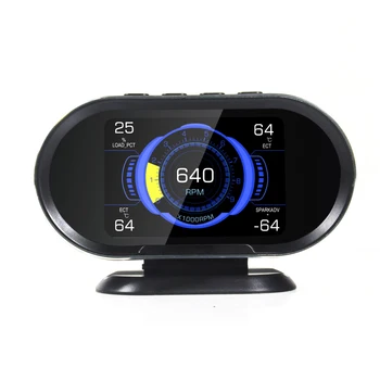

2 in 1 KW206 OBD2 Car Fault Scanner Detector Automatic Head-up Display Met Auto Diagnostic Tester Over-Speed Warmer