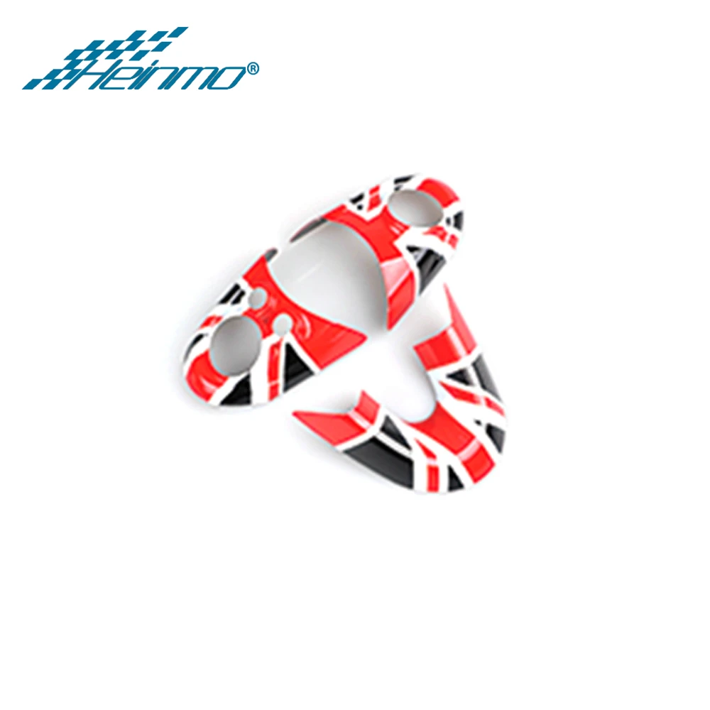 Для MINI Countryman F60 для MINI Clubman F54 для MINI Cooper F56 F57 наклейка на руль автомобиля для MINI Cooper аксессуары - Название цвета: Black Union Jack