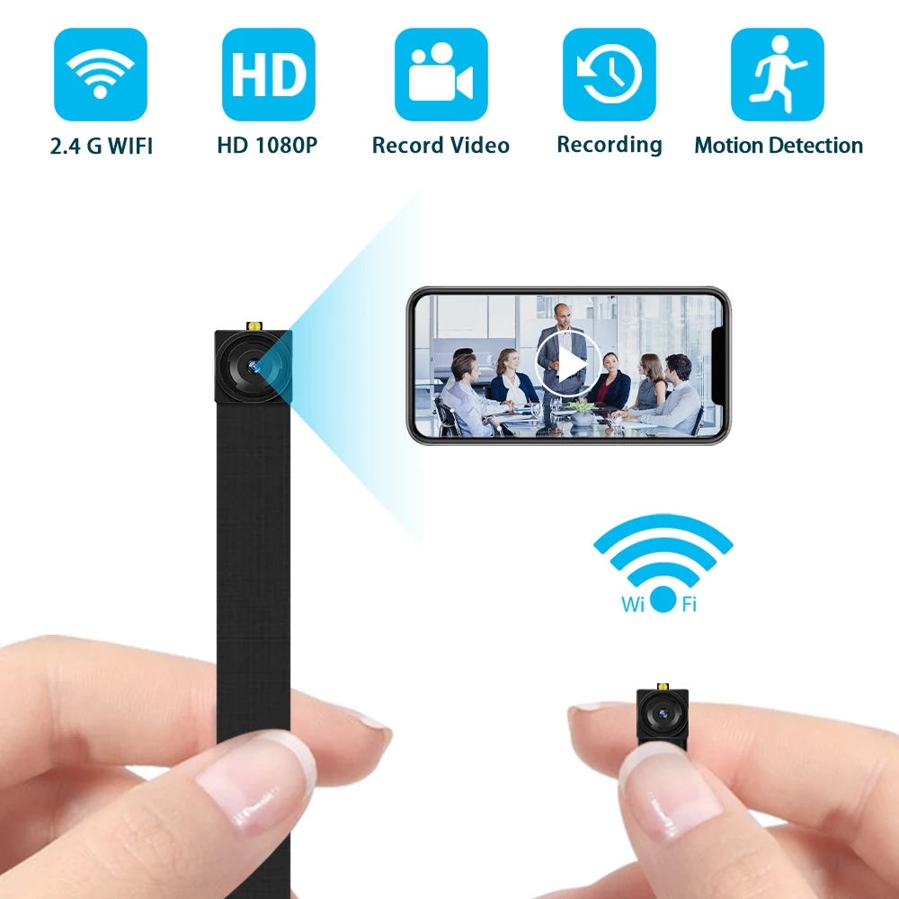 

QZT Mini WIFI Camera Full HD 1080P Extend Long Micro Secret Camera Module Mini Camcorders Small IP Cam Wireless Mini Camera WIFI