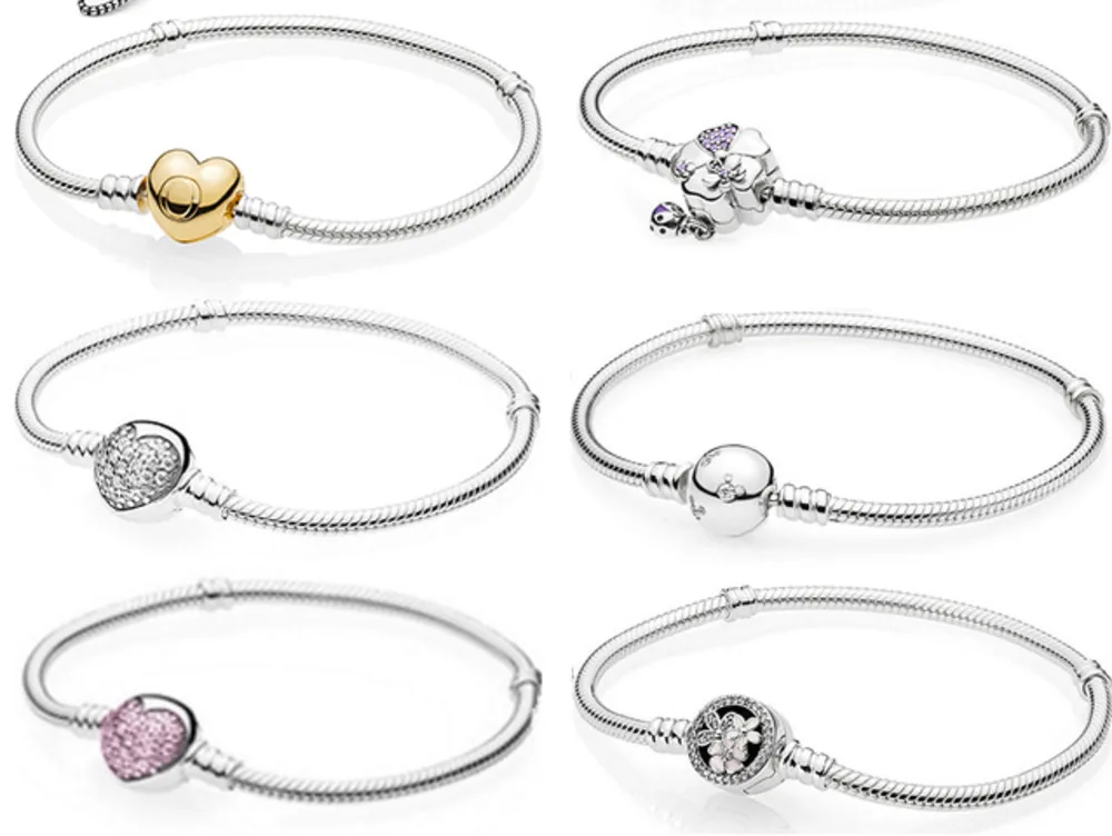 

Kaliyah 100% 925 Sterling Silver Shine Moments Two -tone Signature Spare Point Pink Heart Practice For Forest Forest Flowers