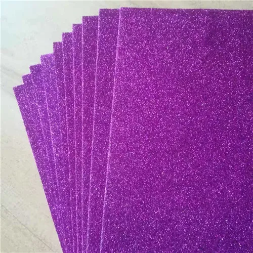 20*30 Cm Glitter Foam Paper Paper-Cut Scrapbook Sticker Kids DIY Craft Handmade Material Wedding Party Decoration Spong Paper dp purple