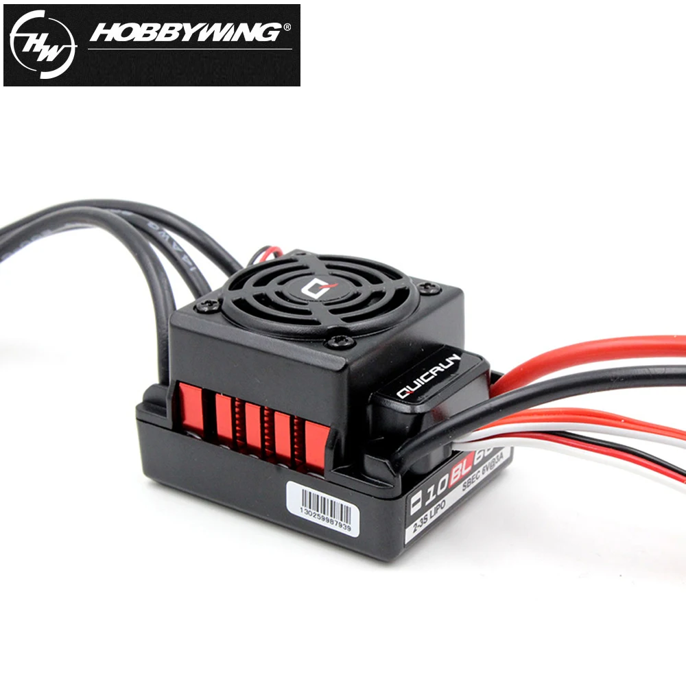 Оригинальные безсенсорные бесщеточные контроллеры скорости Hobbywing QuicRun WP 10BL60 60A ESC