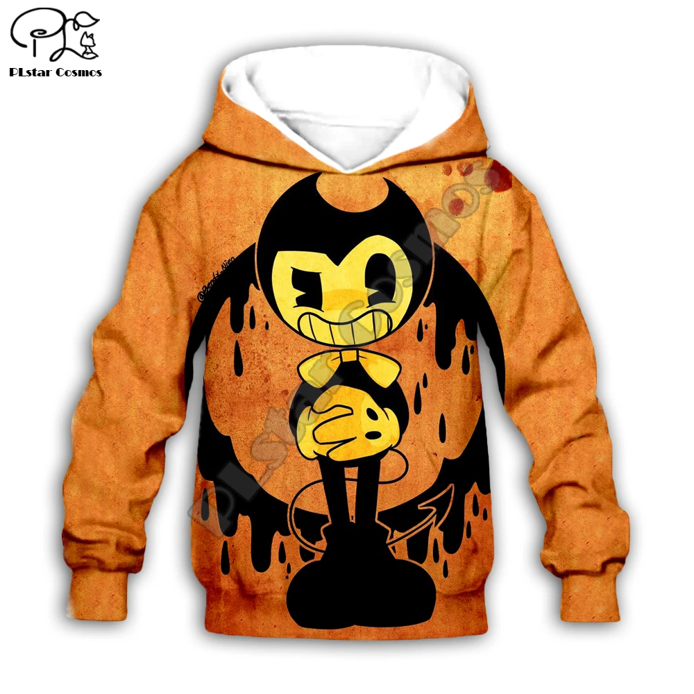Tanie Dzieci tkaniny Anime Bendy Cartoon odzież dziecięca 3d bluzy chłopiec bluza kreskówka gorący film pant style 4