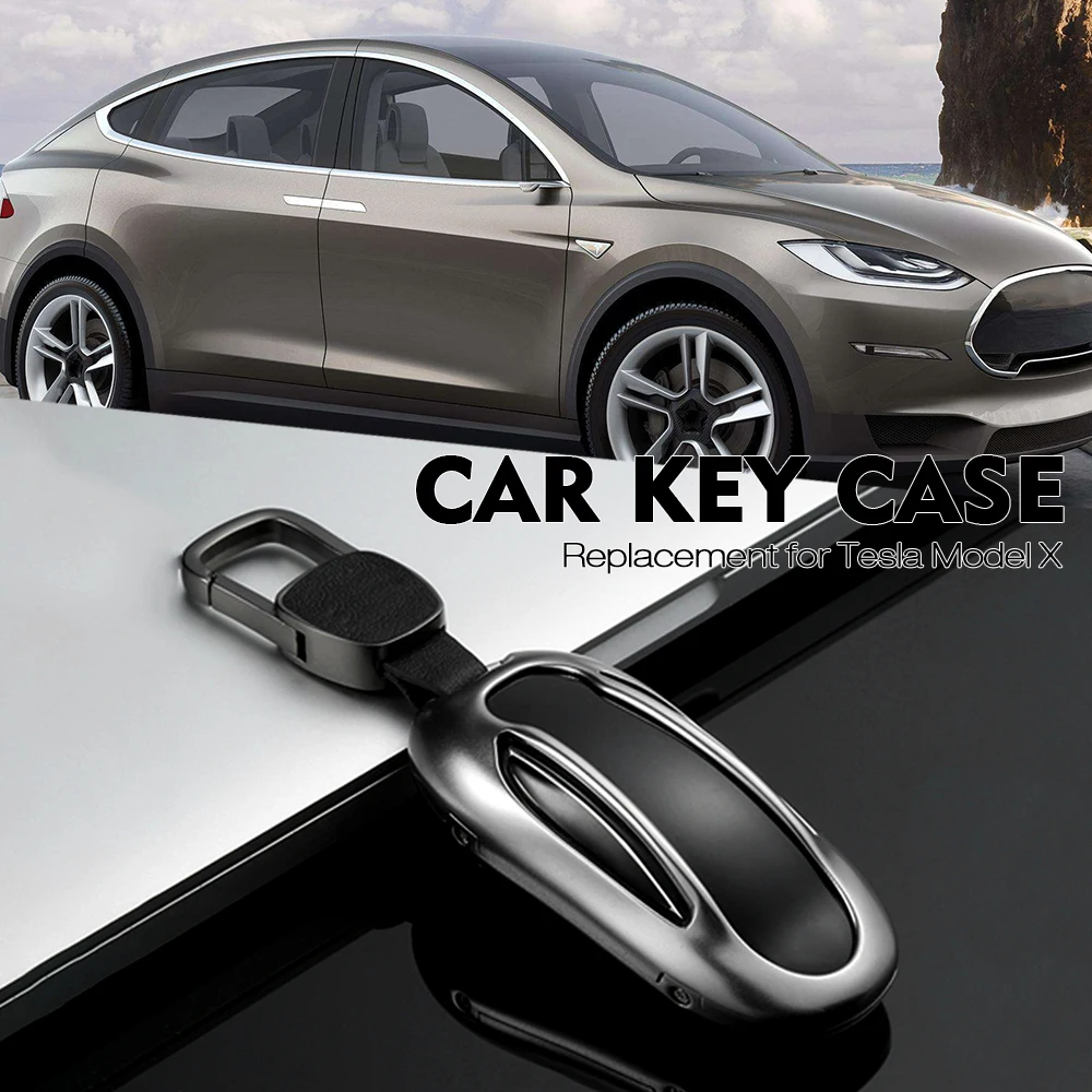 Алюминиевый сплав чехол для ключа автомобиля для Tesla модель X автомобильный чехол для дистанционного ключа защитный чехол для замены ключа протектор Аксессуары