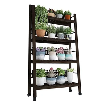 

Saksi Standi Estanteria Escalera Garden Shelves Varanda Terraza For Indoor Wood Dekoration Plant Rack Balcony Shelf Flower Stand