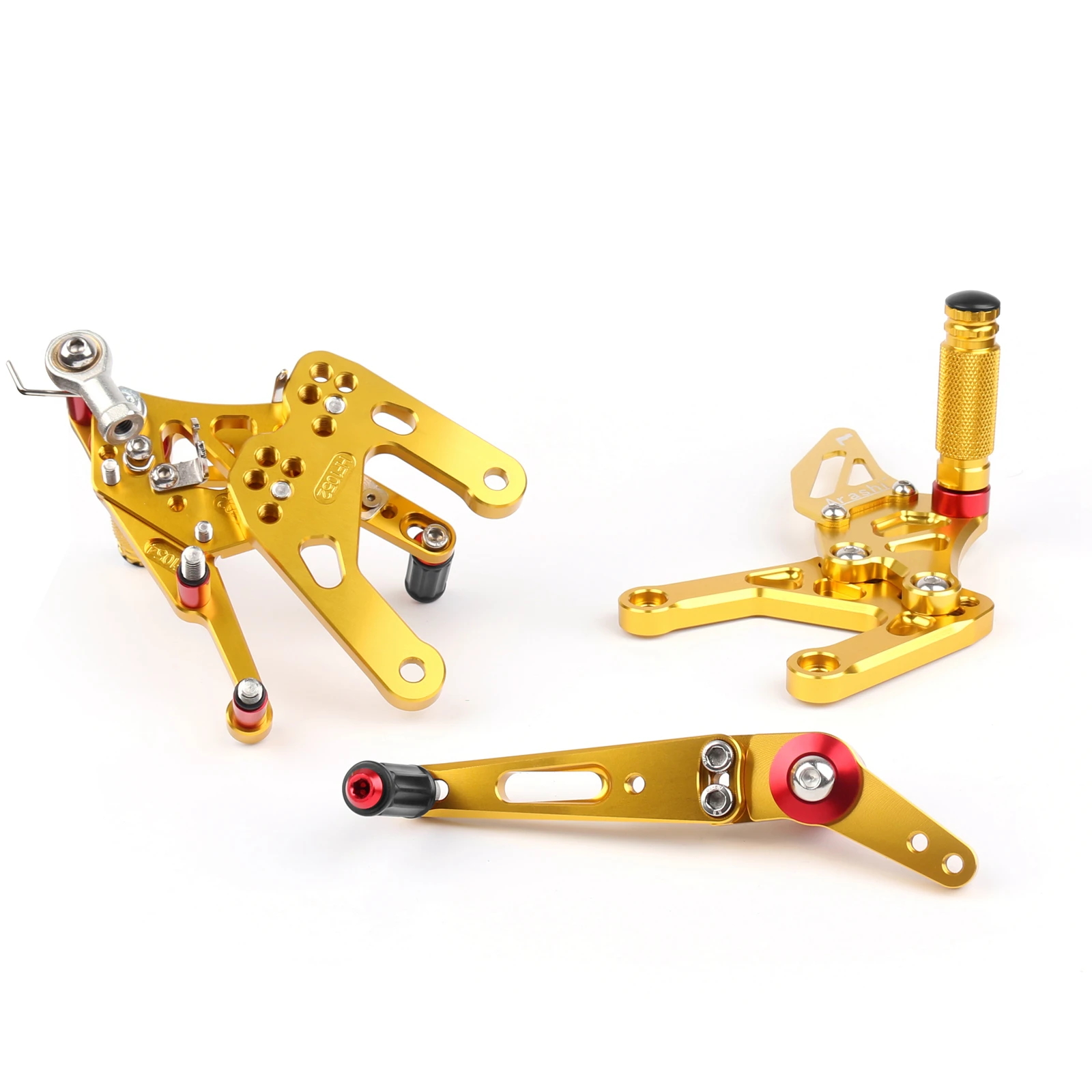 Areyourshop для Yamaha MT-10 FZ-10- Rearset задний Набор подножки регулируемые мотоциклетные подножки