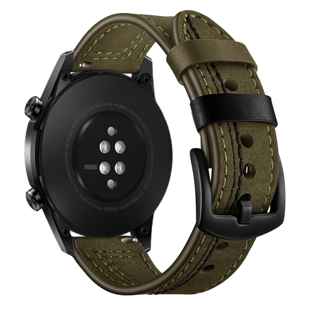 Кожаный сменный ремешок для часов Ремешок Для huawei GT 2 46 мм умные часы GT2 умные часы ремни correas de reloj