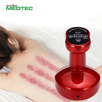 

New Electric Cupping Massage Suction Scraping Slimming Massager Body Device Meridian Fat Burning Slim Heating Therapy 2020