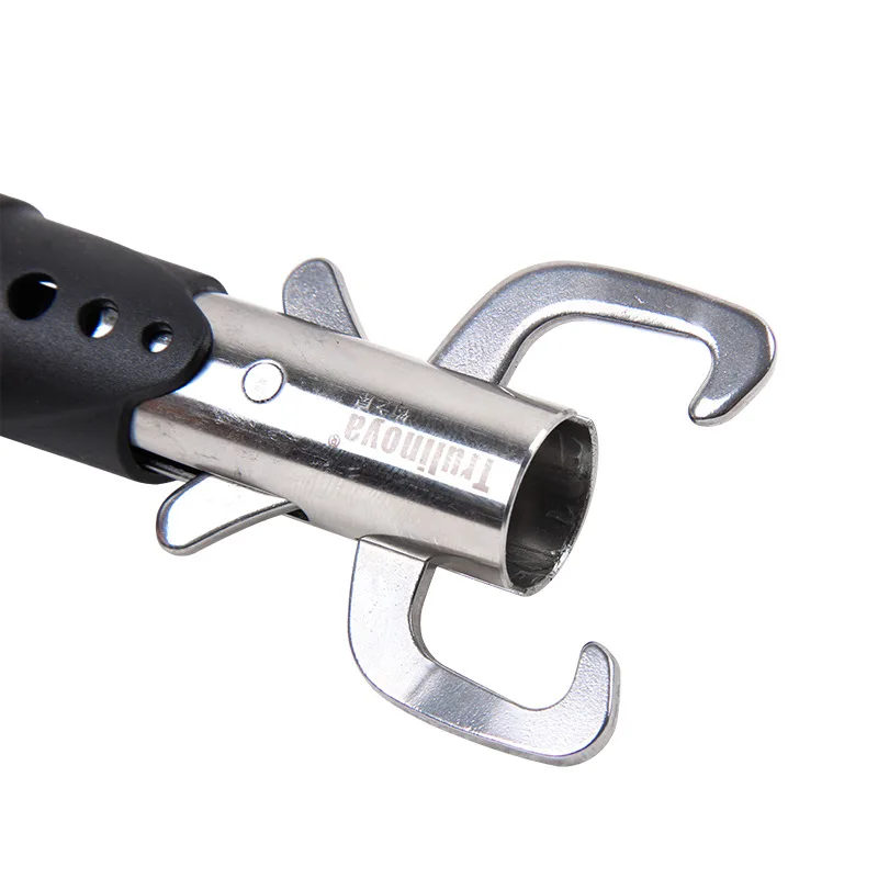 

Trulinoya Gun Type Fish Grip Stainless Steel Fish Lip Grip Fish Maker Fishing Gear Lure Tool Holders Fish Fishing Gear
