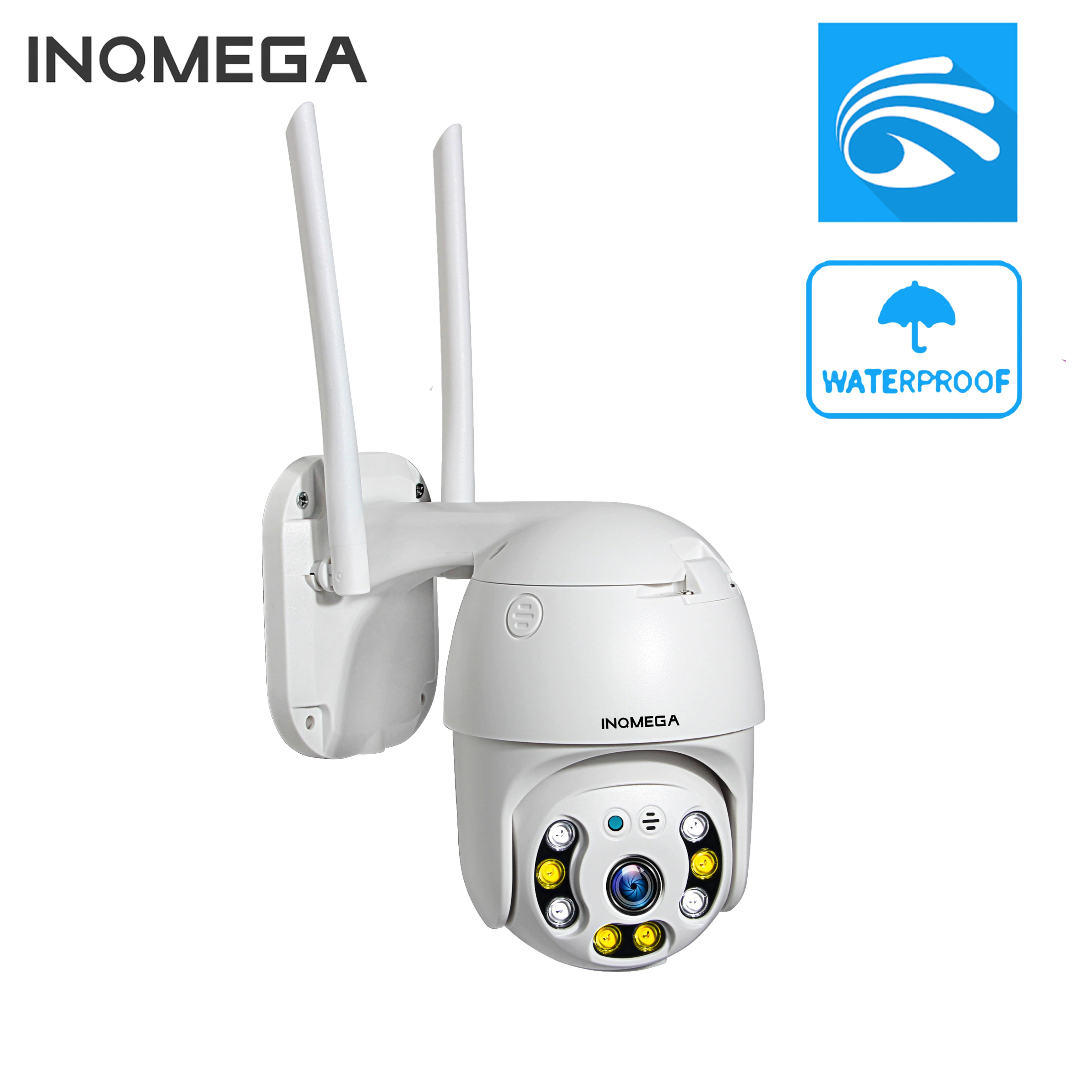 Скоростная купольная IP камера INQMEGA 1080P 2 МП PTZ с Wi Fi наружная беспроводная