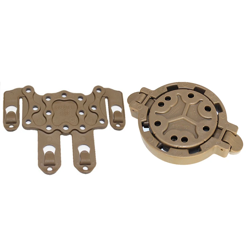Sand combination Connect Molle CQC Strike Platform Adapter Mount at Any Cqc Pistol Airsoft Rifle Gun Holster Quick Disconnect System with Screw - Цвет: Sand combination