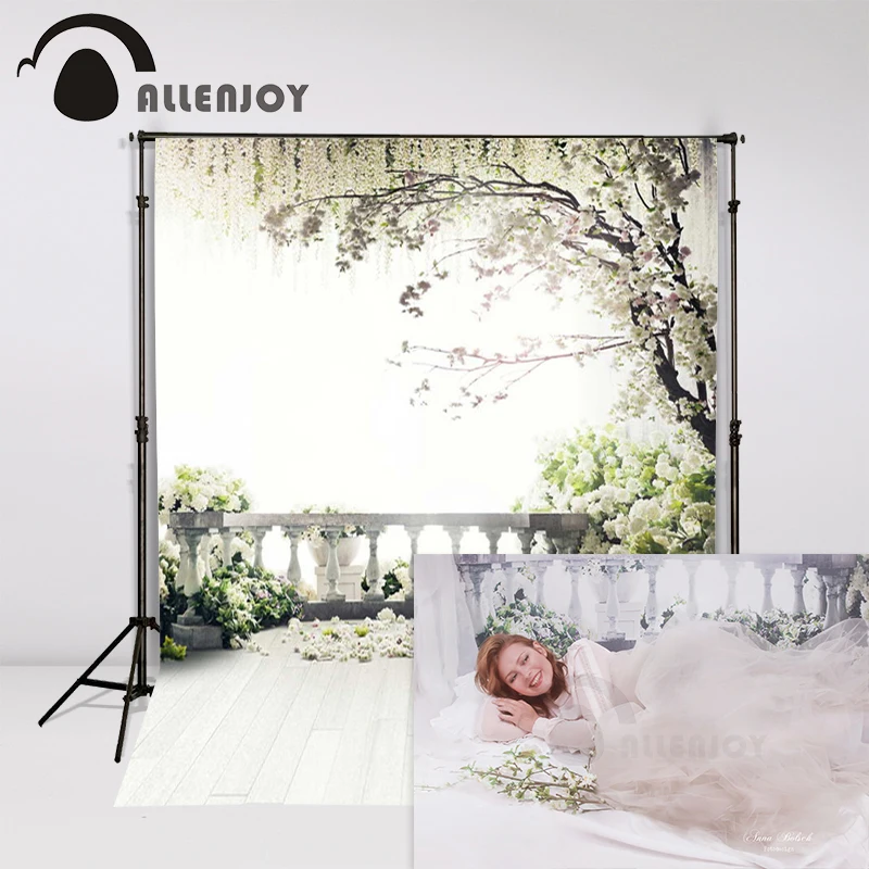 Allenjoy свадебный фон для фотостудии цветочный сад дерево Весна Фотофон boda
