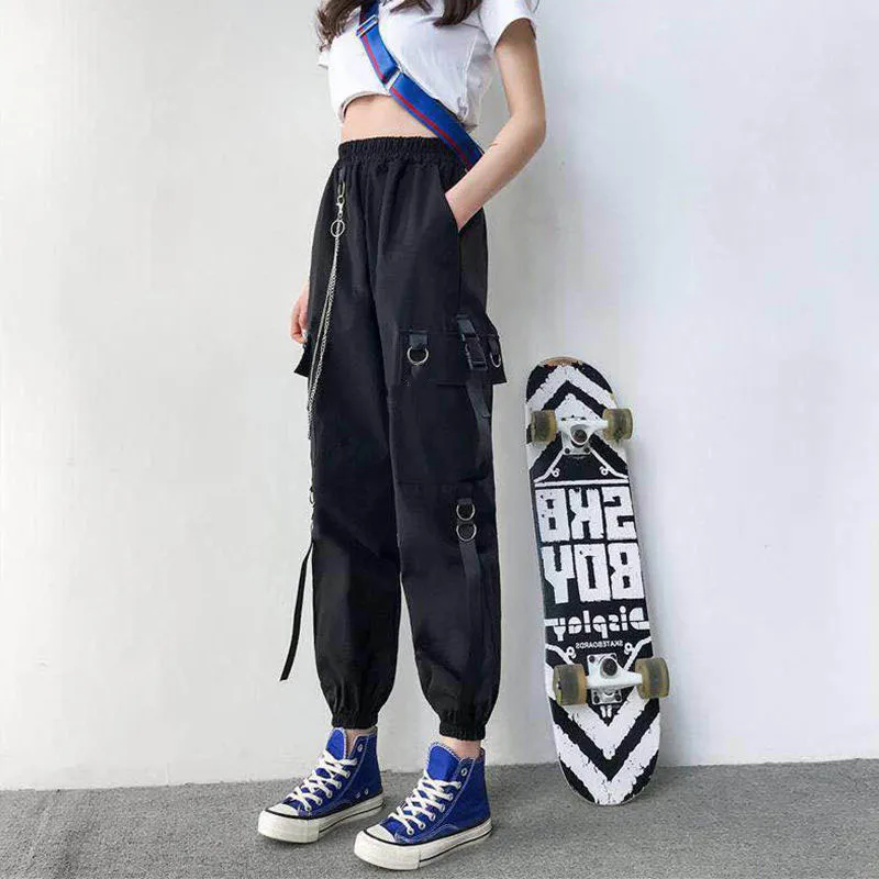 Skater Girl Vetement Skate Femme Winter Fleece Punk Pants Harajuku - Main Image