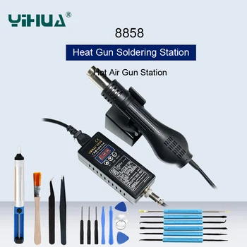 

YIHUA 700W Portable Hand-Held Heat Gun BGA Solder Rework Station Digital Display Hot Air Blow Dryer Heat Gun Soldering Station