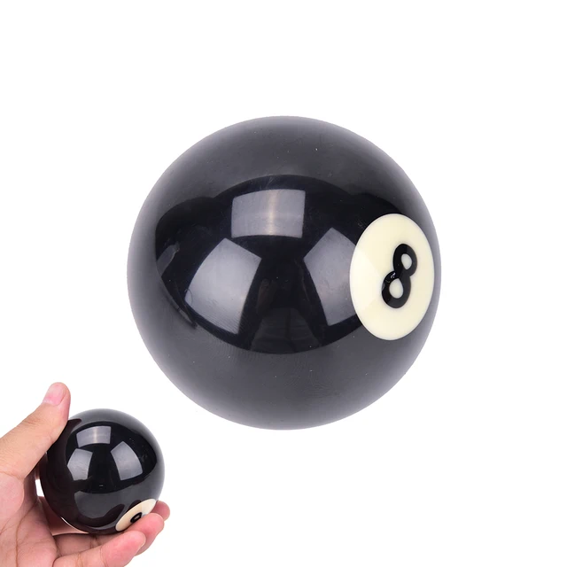 EIGHT BALL Standard Regular Black 8 Ball EA14 Billiard Balls #8 Billiard Pool Ball Replacement 52.5/57.2 mm 1