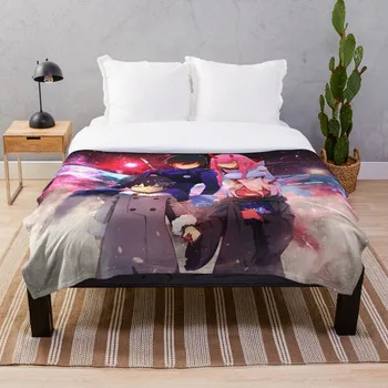 

Darling In The FranXX 3 Throw Blanket Soft Sherpa Blanket Bed Sheet Single Knee Blanket Office Nap Blanket