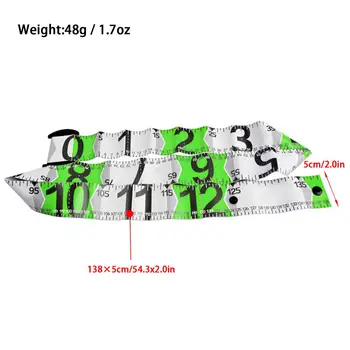 Fish Measuring Ruler Accurate PVC Fishing Ruler Measurement Tool Fishing Pliers Fishing Accessories Alicate De Pesca Fishing 6