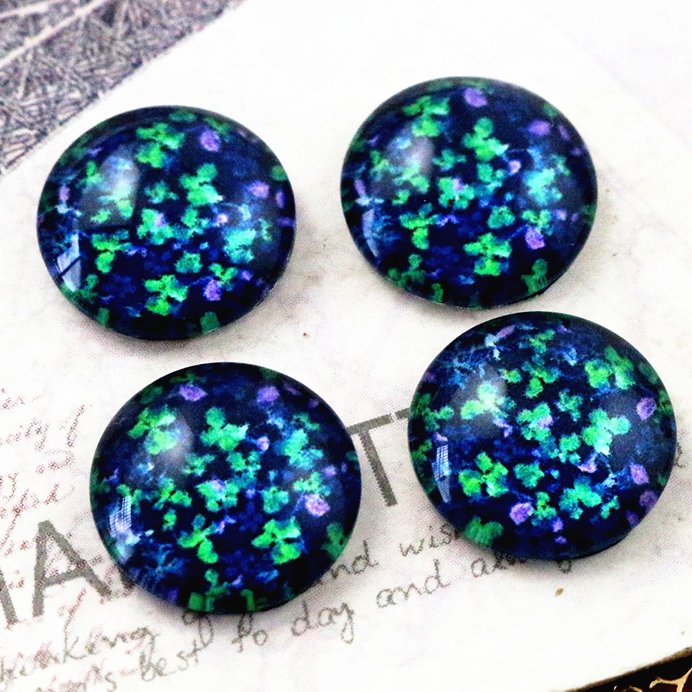 New Fashion 20pcs 12mm Handmade Photo Glass Cabochons E4-77 | Украшения и аксессуары