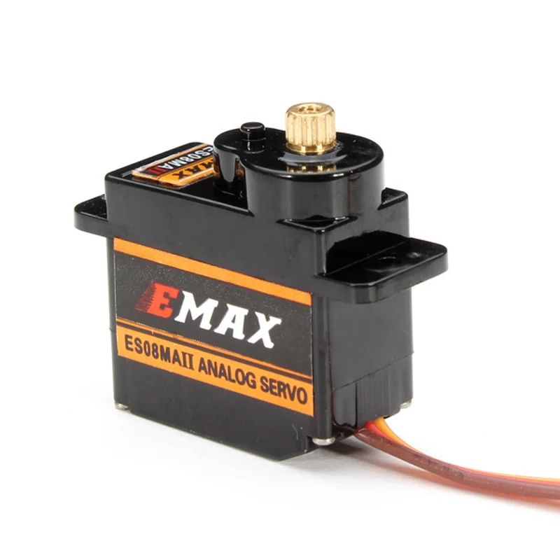 10 шт. EMAX ES08MA II 12g мини металлическая Шестерня Аналоговый сервопривод для RC
