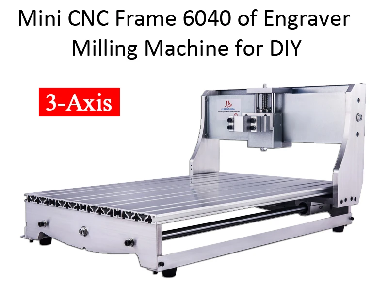 Заказной CNC 6040 комплект рамы CNC 6040Z стойка с шариковым винтом оптической оси для гравировального станка с ЧПУ