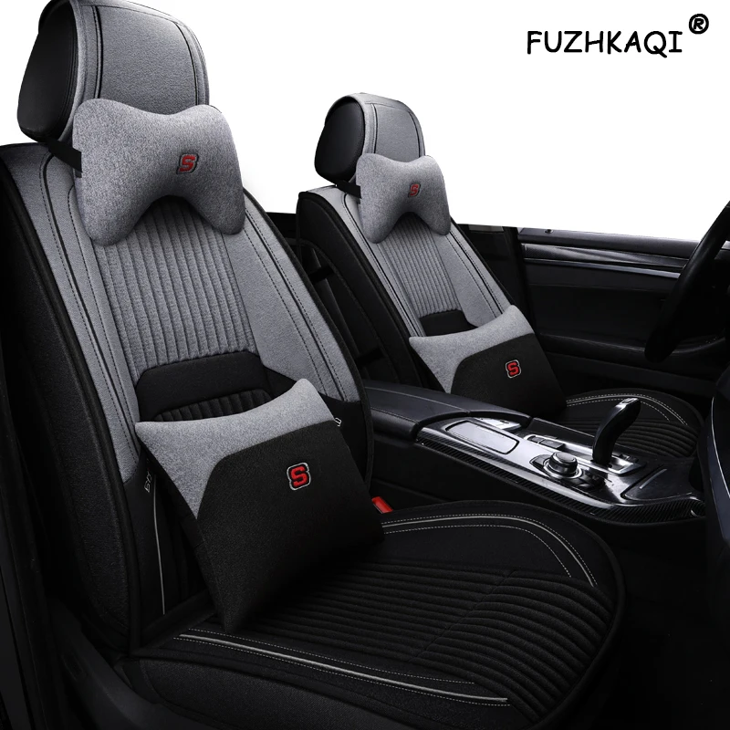 Чехлы на сиденья FUZHKAQI для Toyota Volkswagen Suzuki Kia Mazda Mitsubishi Audi NISSAN | Автомобили и мотоциклы