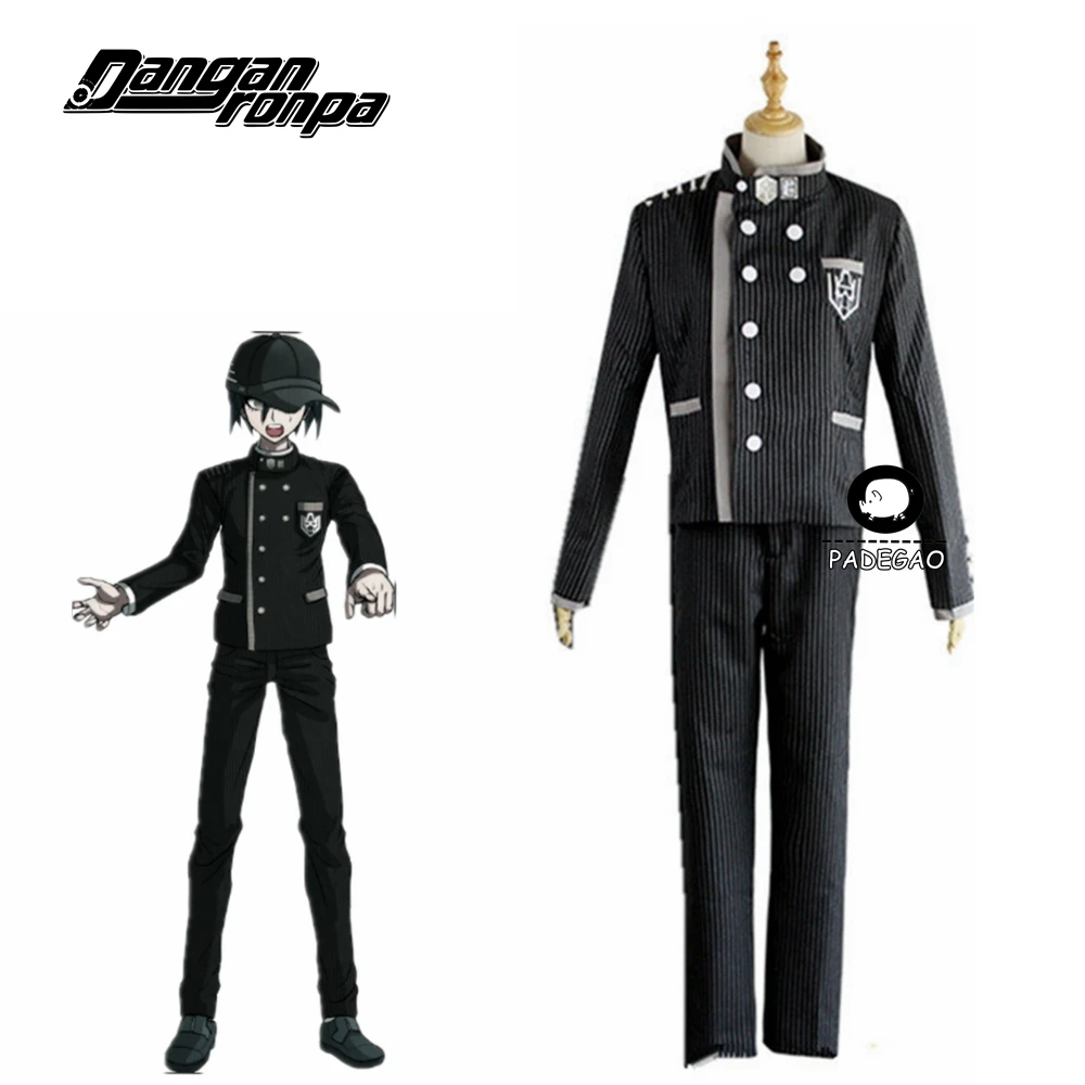 Danganronpa V3 Saihara shuichi Detective School Uniform Cosplay costume 3pcs