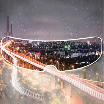 

Universal Motorcycle Motorbike Helmet Visor Lens Anti-Fog Clear Film Sticker Motorcycle Helmet Goggles Protective Visor Lens