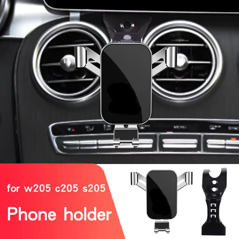 Car Mobile Phone Holder For Mercedes Benz C GLC CLA GLA Class W205 Air