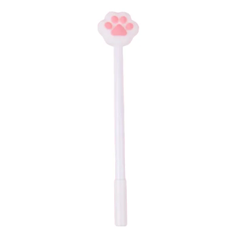 5 1 шт. гелевые ручки Kawaii Cat paw print, для письма, милые черные чернила, ручка для подписи, офисные школьные принадлежности, подарок - Цвет: 5