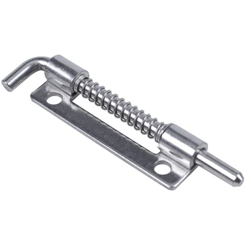 

Retail Hardware Spring Loaded Metal Security Barrel Bolt Latch 3.5" Long Silver Tone