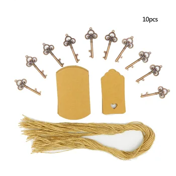 

10pcs Multifunctional Portable Bottle Opener Key Ring Keychain Metal Beer Bar Tool Creative Wedding Party Gift