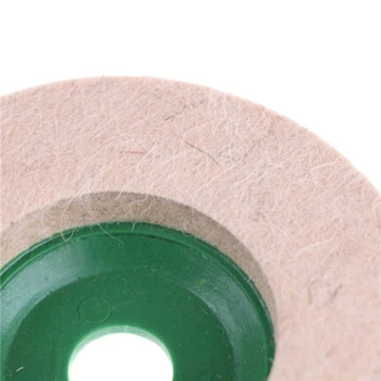 

100mm 4 Inch Wool Felt Buffing Polishing Wheel Disc Pads For 100 Angle Grinder
