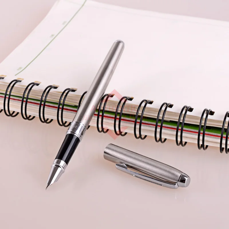 

HERO 1099 Classic Steel Fountain Pen with 0.38mm Extra Fine Nib Metal Inks for Office School Supplies Writing Stationery