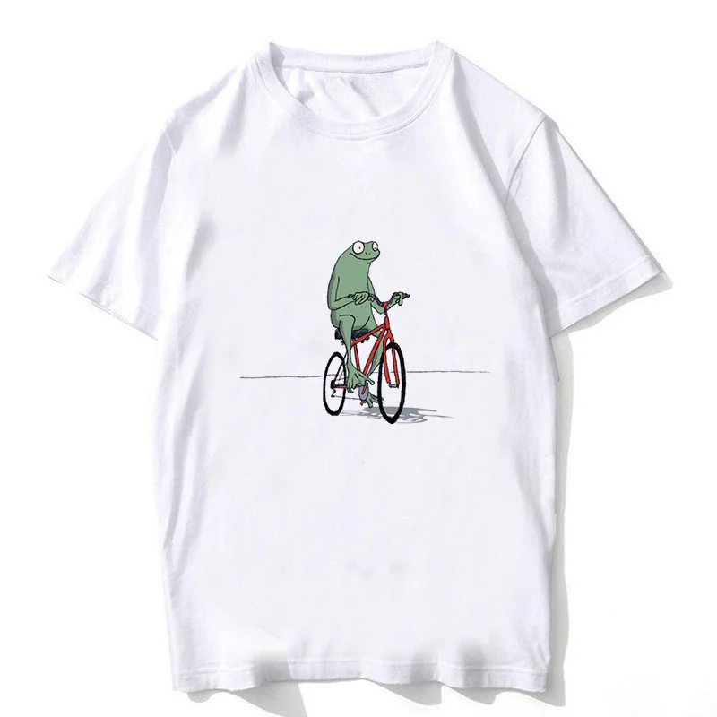 Sumer Hot Meme лягушонок Пепе Футболка Мужская Летняя мода Sad Frog Pepe Футболка с принтом Повседневная футболка с коротким рукавом и круглым вырезом Футболка Пепе - Цвет: 800