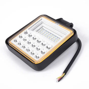 

50000H LED Work Light 4 Inch Bar Combo Dual Color Fog Lamp SUV 40000LM