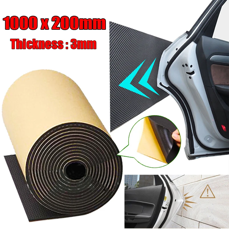 

1pc Sealing Strips Garage Car Wall Door Protector Rubber 100x20cm Guard Bumper Safety EVA Styling Mouldings Accessories