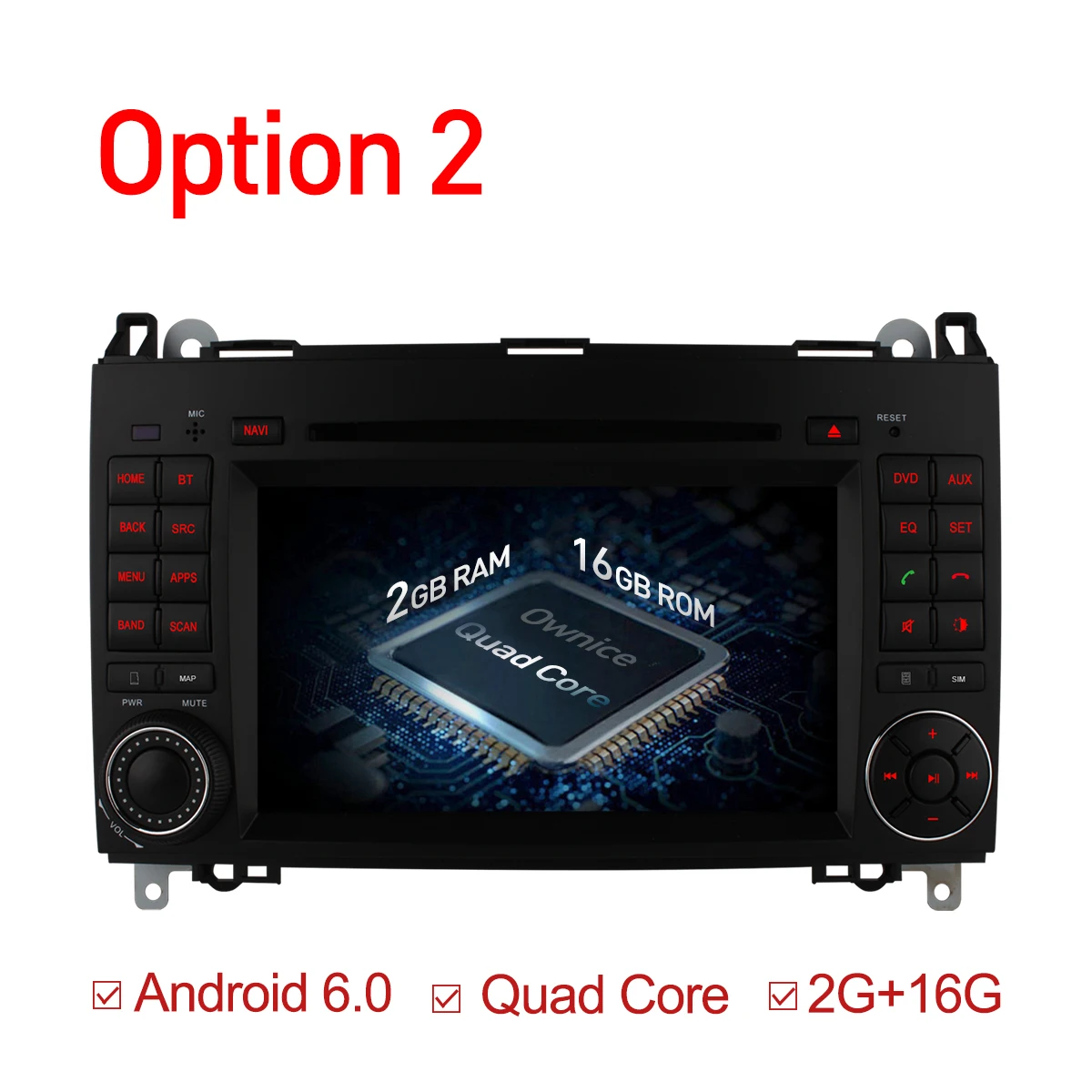 Ownice C500 Android 6 0 8 ядерный автомобильный DVD плеер для Mercedes Sprinter W209 W169 W245 Viano Vito B Class B150