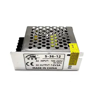 

12V3A switching power supply small volume monitoring power supply 12V centralized power supply LED lamp with power S-36-12