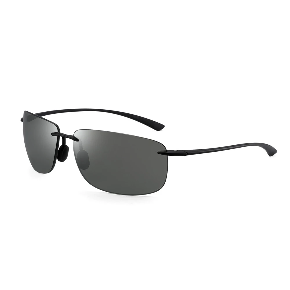 JIM Ultralight Sport Sunglasses for Men Women TR90 Rimless Frame for Running Fishing Cycling Driving_voghion.com