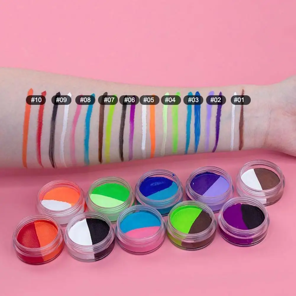 Water Soluble Body Face Painting Kit Professional Facepaint Makeup Kids  Activated Eyeliner Palette - AliExpress