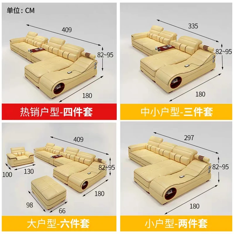 Easylive диван из натуральной кожи секционный домашний мебель для гостиной простой современный стиль