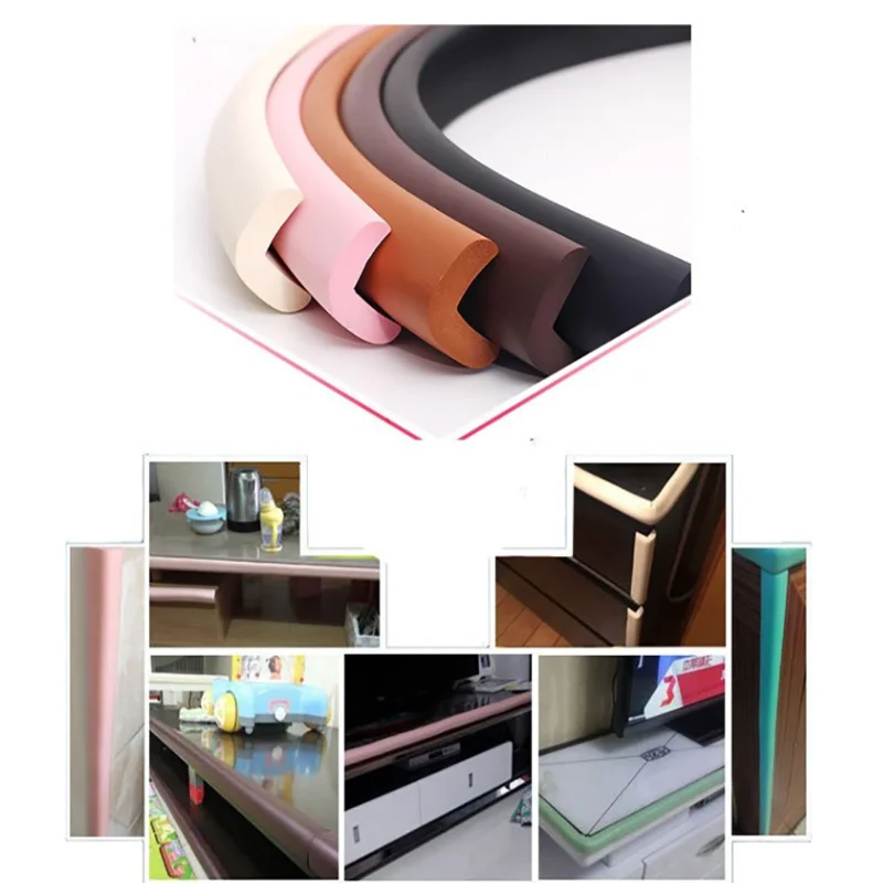 1PC 2M Baby Safety Table Desk Edge Guard Strip Home Cushion Guard Strip Safe Protection Children Bar Strip Soft Thicken