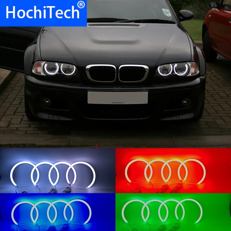 HochiTech хлопок мульти Цвет RGB комплект светодиодов глаза ангела с Дистанционный